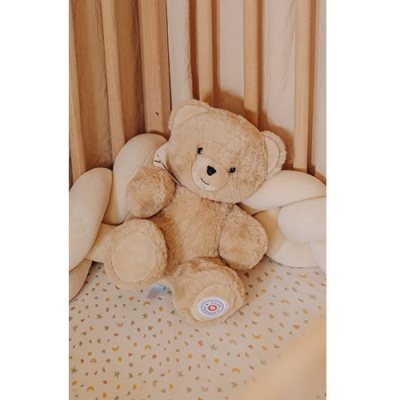 Urso de Peluche Francês Articulado Bege 25cm