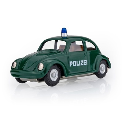Carro VW 1200 Beetle Polícia de Metal