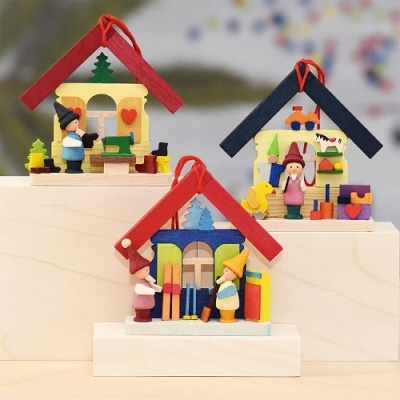 Enfeite p/ Árvore de Natal - Casa do Duende (Unidade)