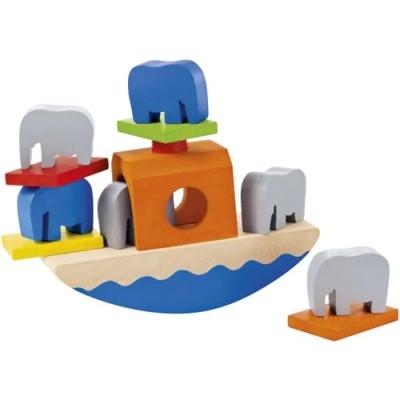 Wippofant - Brinquedo de Empilhar em Madeira