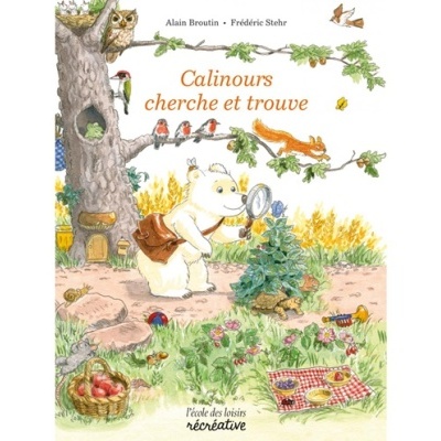 Livro Calinours - Cherche et Trouve (em francês)