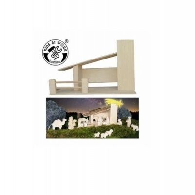 Cabana de Presépio para Construir