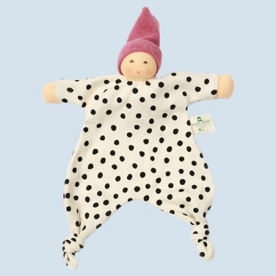 Doudou Orgânico Pintas Rosa