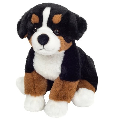 Cão de Peluche Boieiro de Berna Sentado