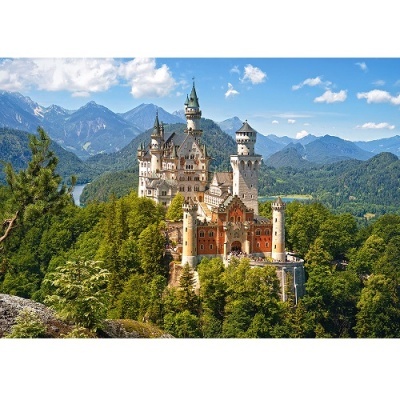 Puzzle 500 peças - Vista do Castelo de Newschwanstein