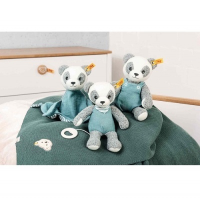 Caixa de Música de Peluche Panda Steiff - Paco (Orgânico)