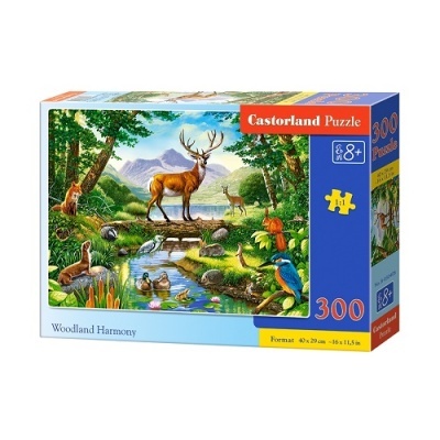 Puzzle 300 peças - Vida na Floresta