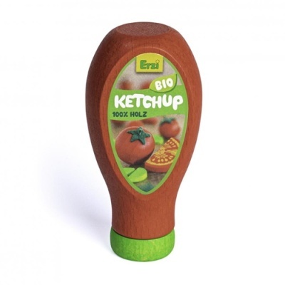 Ketchup em Frasco de Madeira
