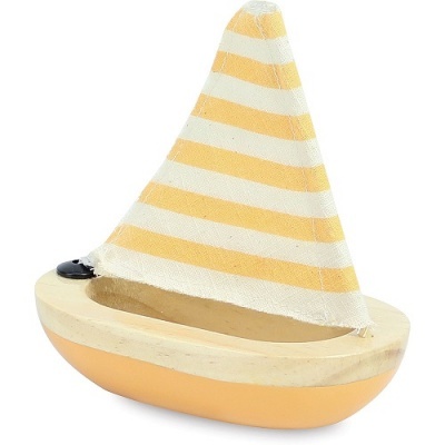 Barquinho à Vela - Amarelo
