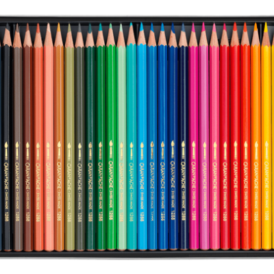 Lápis de Cor Caran D'Ache Fancolor Aguareláveis- Caixa de 30