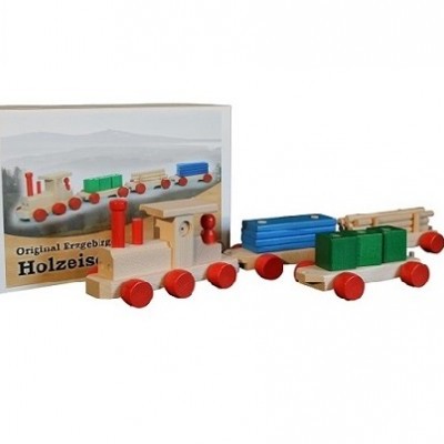 Comboio com Blocos em Madeira