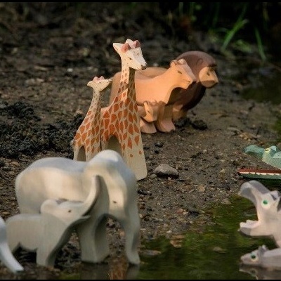 Elefante Bebé Tromba Levantada Ostheimer em Madeira