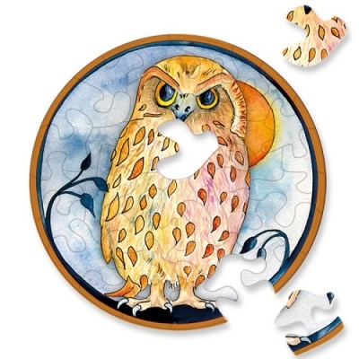 Mini Puzzle 33 Peças - Coruja
