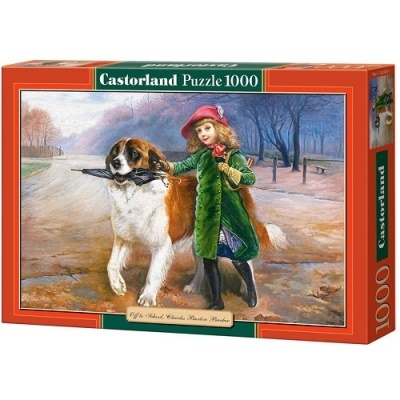 Puzzle 1000 peças - Menina com Cão