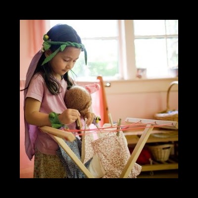 Estendal de Roupa em Madeira Glückskäfer