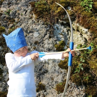 Arco e Flechas Júnior em madeira