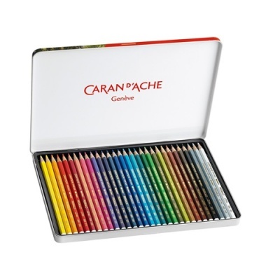 Lápis de Cor Caran D'Ache Prismalo Aguareláveis - Caixa de 30
