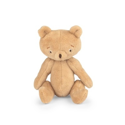 Urso de peluche castanho claro sentado