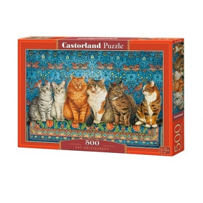Puzzle 500 peças - Aristocracia Felina
