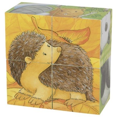 Puzzle de Cubos Animais Bebé II Goki