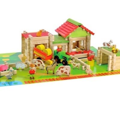 A Minha Primeira GrandeQuinta - Construção em Madeira com 130 Peças