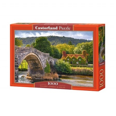 Puzzle 1000 peças - Village Corner em Gales