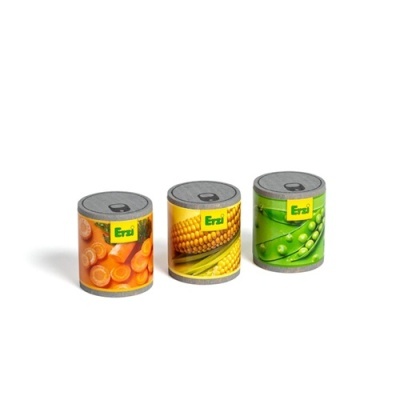 Latas de Legumes de Madeira