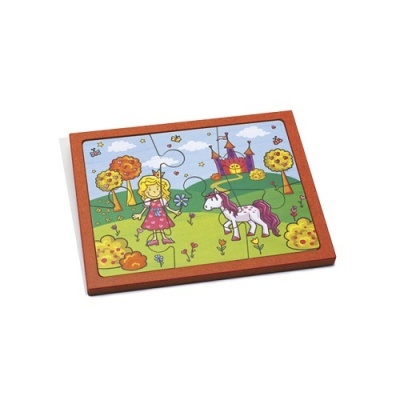 Puzzle em Madeira 6 peças - Princesa