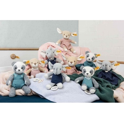 Caixa de Música de Peluche Elefante Steiff - Eliot (Orgânico)