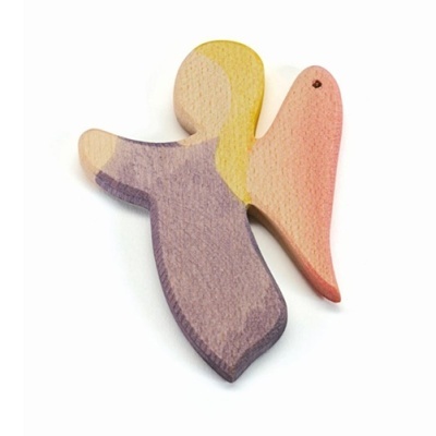 Anjo Violeta em Madeira Ostheimer (Enfeite de Natal)