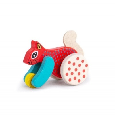 Esquilo de madeira (a pular)