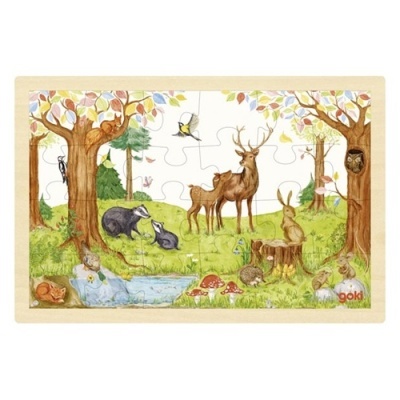 Puzzle 24 peças - Na Clareira