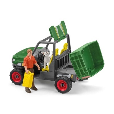 Trabalhador Florestal com Veículo Schleich