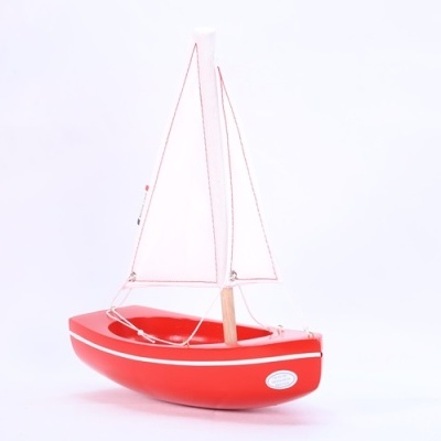 Barquinho de Madeira Le Sloop - Vermelho