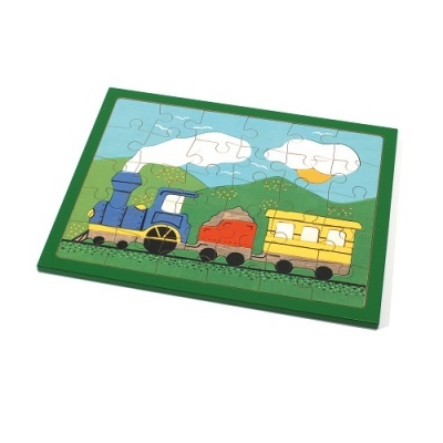 Puzzle em Madeira 30 peças - Comboio