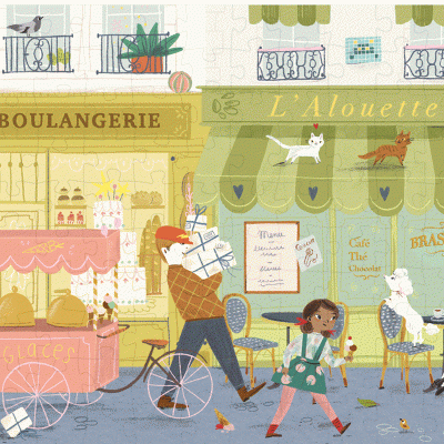 Puzzle 10 Rue des Lilas 350 peças