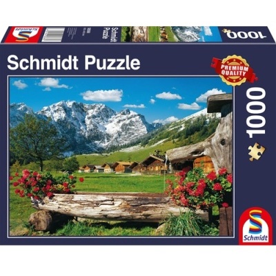 Puzzle 1000 Peças - Vista Idílica da Montanha