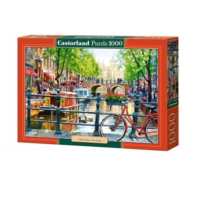 Puzzle 1000 peças - Paisagem de Amesterdão