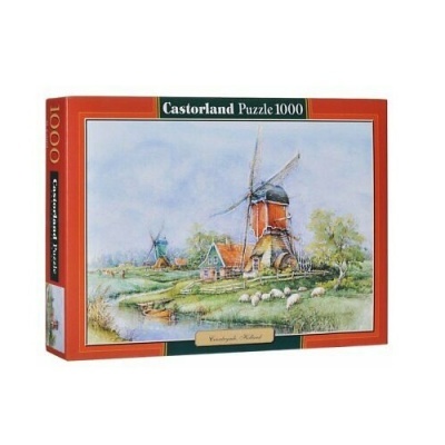 Puzzle 1000 peças - Paisagem Campestre Holanda