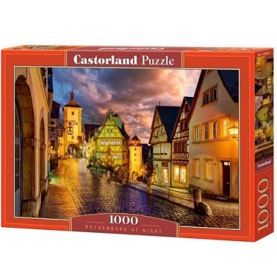 Puzzle 1000 peças - Rothenburg à Noite