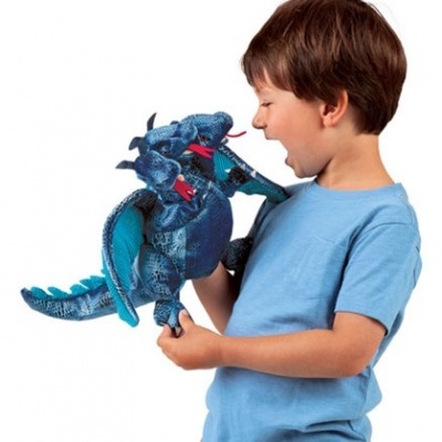 Fantoche Dragão Três Cabeças