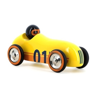 Carro de Corrida Old sport Compet - Amarelo