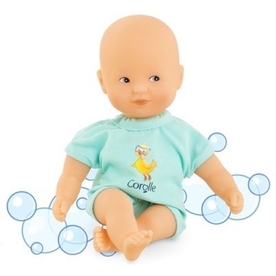 Mini Bebé p/ Banho Azul 20cm - Corolle