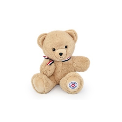 Urso de Peluche Francês Articulado Bege 25cm