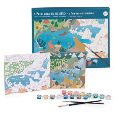 Pinturas por número O Explorador - Moulin Roty