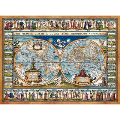 Puzzle 2000 peças - Mapa Mundo