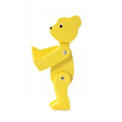 Urso Articulado - Amarelo