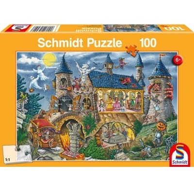 Puzzle 100 Peças - Castelo Assombrado