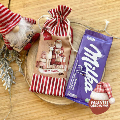 Saquinho Tablete de Chocolate | Natal'25