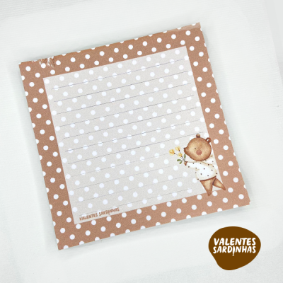 Blocos de Notas - Ursinho